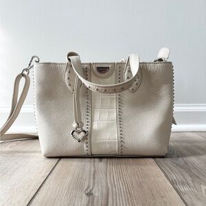 Brighton Pretty Tough Jonny Bag Off White